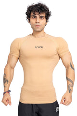 Beige Stealth Compression T-Shirt