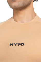 Beige Stealth Compression T-Shirt Full Sleeves