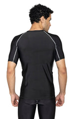 Black Aura Compression T-shirt - HYPD Sports