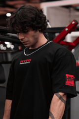 Black Champion Mentality Oversized T-shirt - HYPD Sports