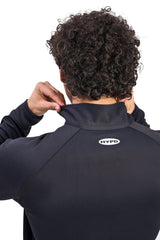 Black Core 1/4 Zip Upper - HYPD Sports