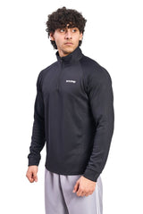 Black Core 1/4 Zip Upper - HYPD Sports