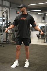 Black Dumbell Oversized T-shirt - HYPD Sports