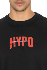 Black Dumbell Oversized T-shirt - HYPD Sports