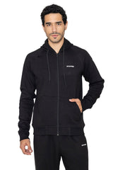 Black Encore Zip Hoodie - HYPD Sports