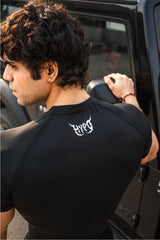 Black Grunge Compression T-Shirt