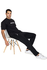 Black Shoot For The Moon Oversized T-Shirt - HYPD Sports