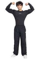 Black Stealth Compression T-Shirt Full Sleeves