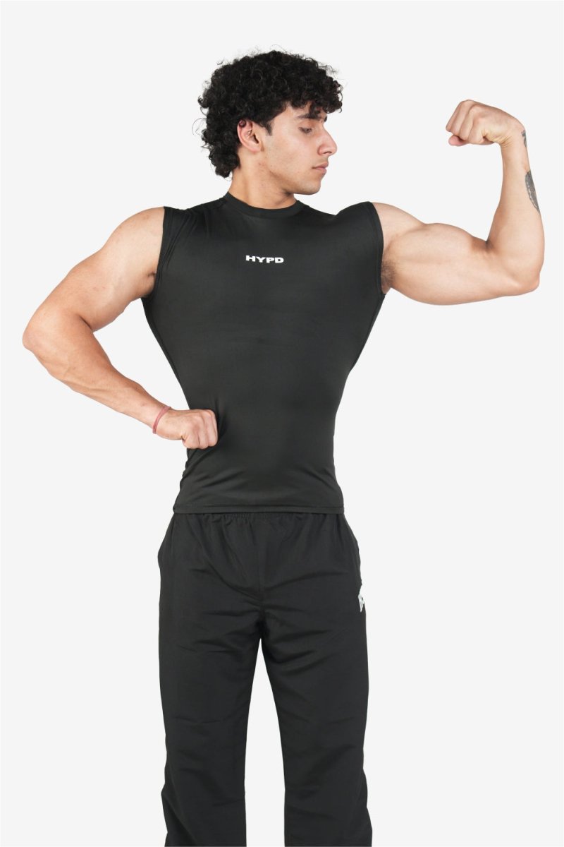 Black Stealth Compression Tanktop