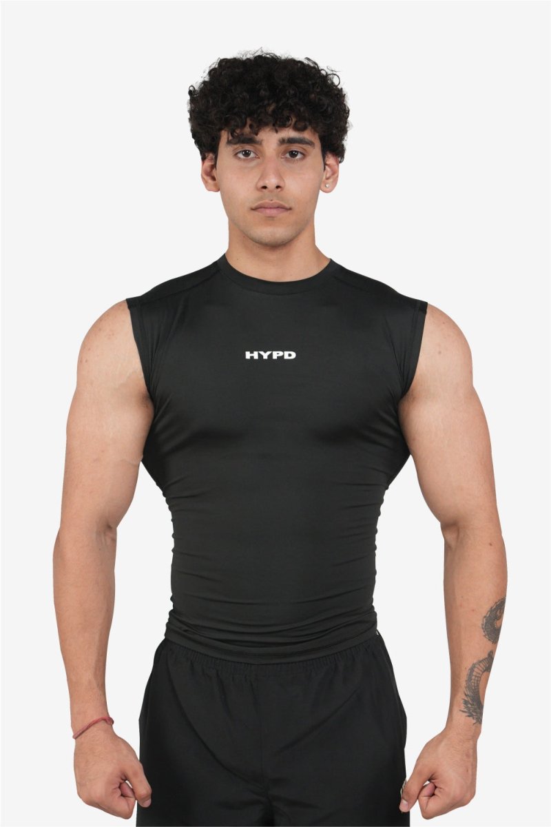 Black Stealth Compression Tanktop
