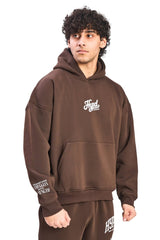 Brown Alliance Oversized Hoodie - HYPD Sports