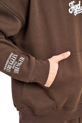 Brown Alliance Oversized Hoodie - HYPD Sports