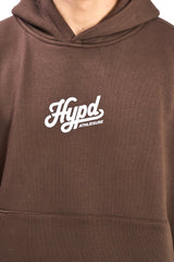 Brown Alliance Oversized Hoodie - HYPD Sports