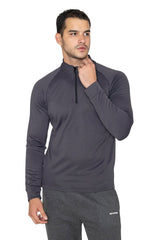 Grey Core 1/4 Zip Upper - HYPD Sports