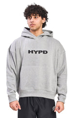 Grey Puff Oversized Hoodie - HYPD Sports