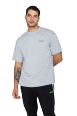 Light Grey Solid Oversized T-Shirt - HYPD Sports