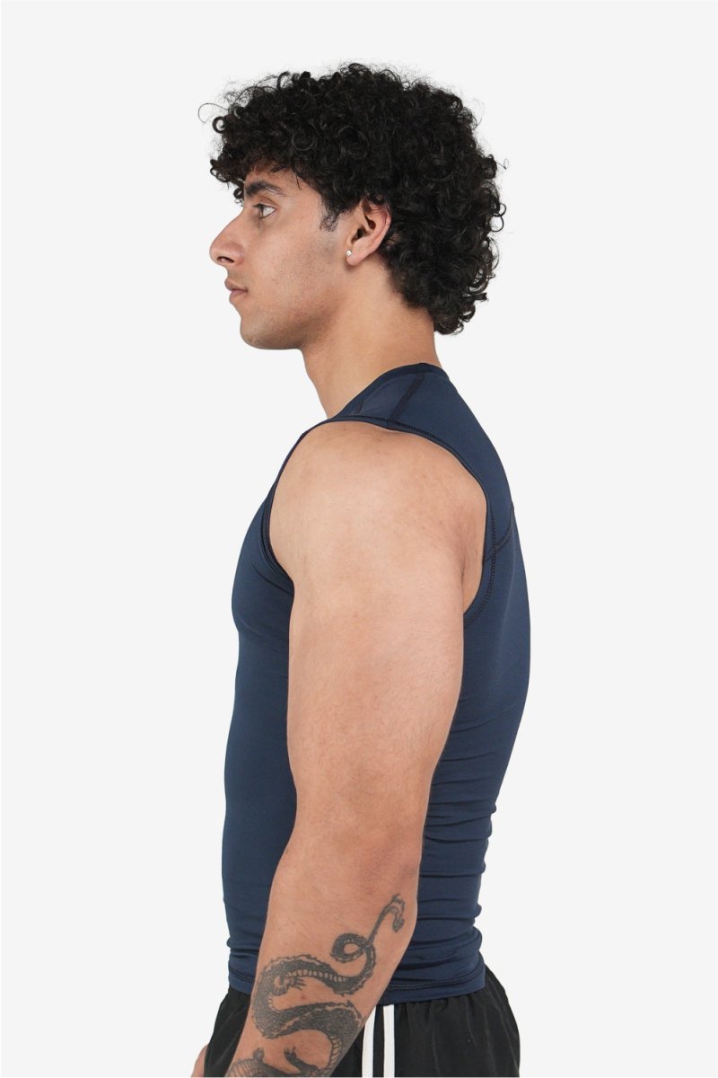 Navy Stealth Compression Tanktop