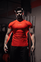 Red Ultra Compression T-Shirt - HYPD Sports