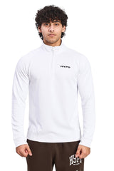 White Core 1/4 Zip Upper - HYPD Sports