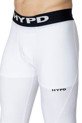 White Stealth Compression Lower - HYPD Sports