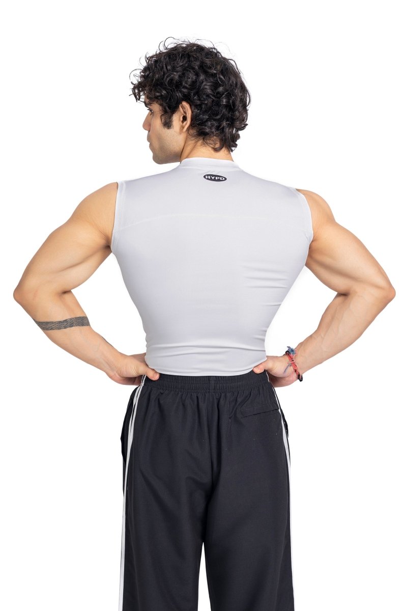 White Stealth Compression Tanktop