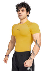 Yellow Stealth Compression T-Shirt