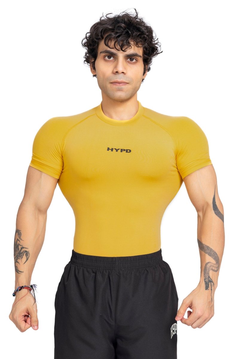 Yellow Stealth Compression T-Shirt