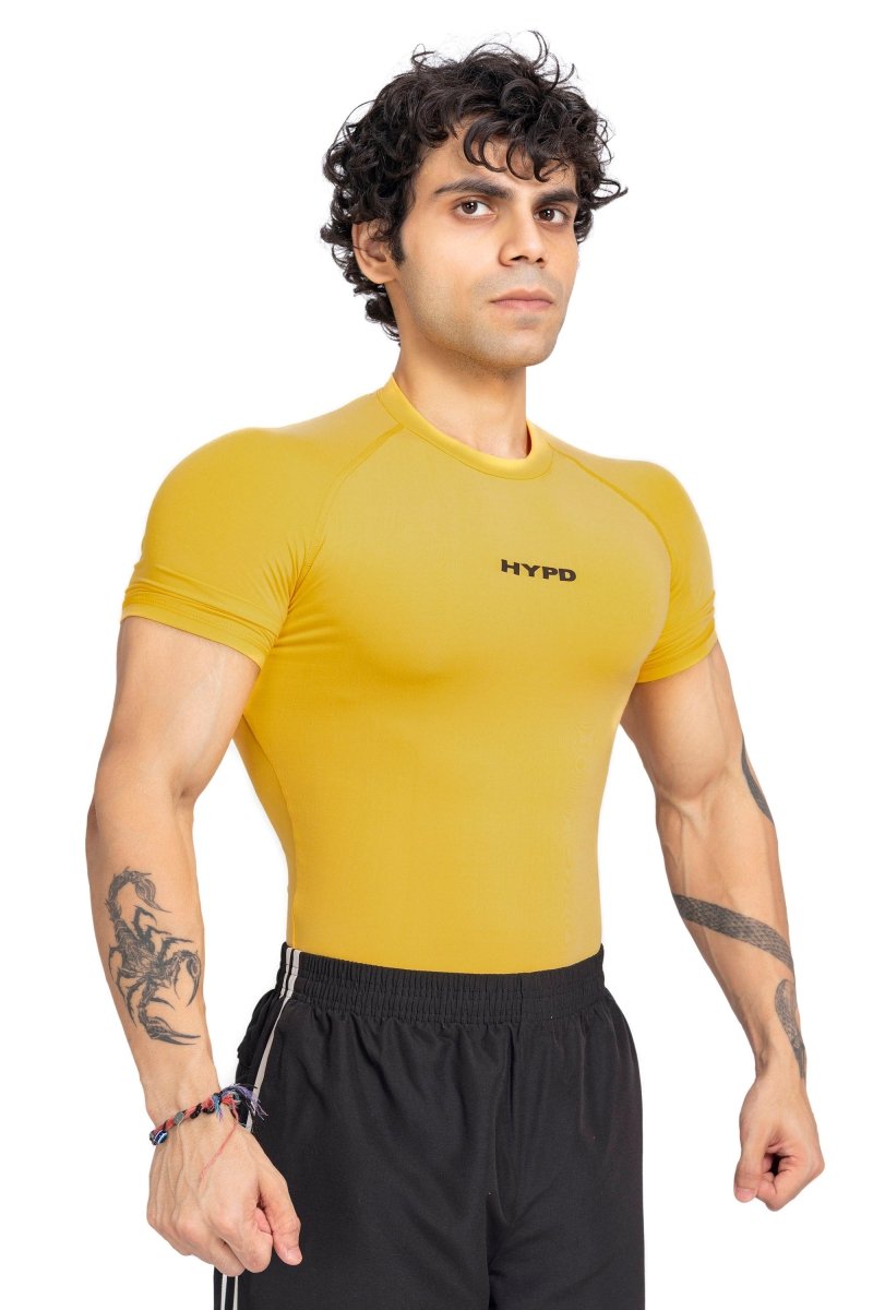 Yellow Stealth Compression T-Shirt