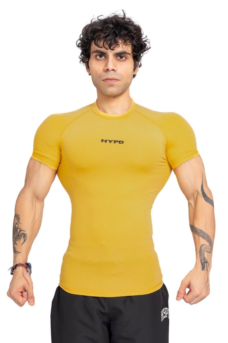 Yellow Stealth Compression T-Shirt