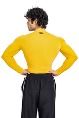 Yellow Stealth Compression T-Shirt Full Sleeves
