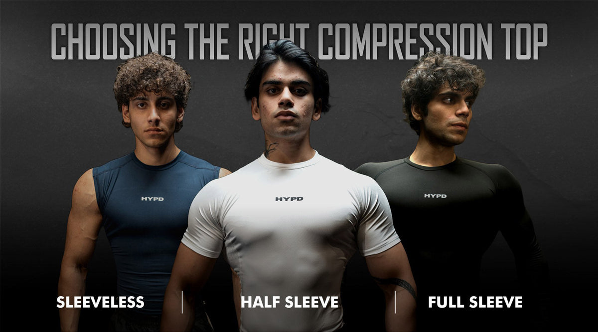 Full Sleeve vs Half Sleeve vs Sleeveless Compression Tops – HYPD Sports