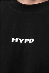 black run club oversized t-shirt men