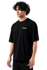 black essential oversized t-shirt men 