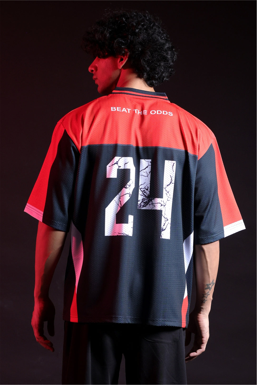 red lifting club oversized training jersey mens 