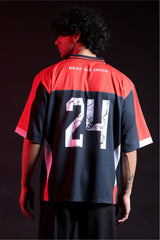 red lifting club oversized training jersey mens 