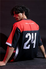 red lifting club oversized training jersey mens 