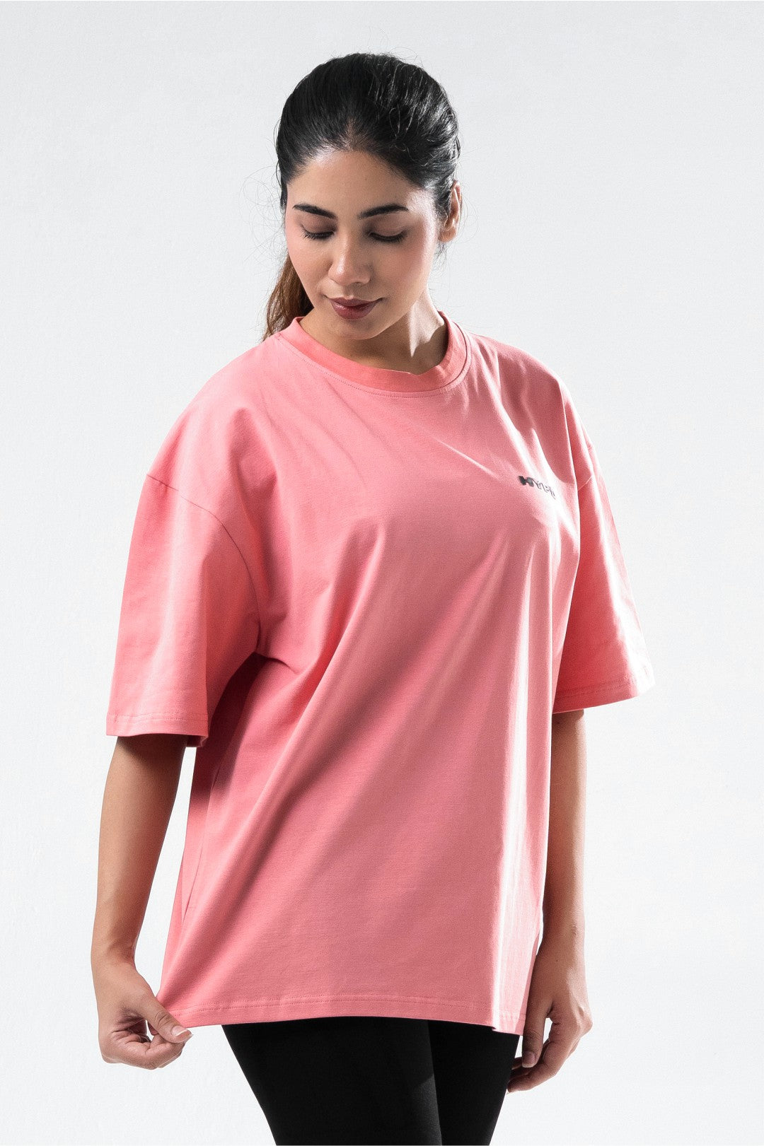peach essential oversized t-shirt women