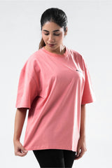 peach essential oversized t-shirt women