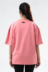 peach essential oversized t-shirt women