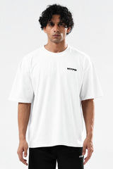white essential oversized t-shirt men 