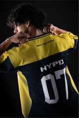 yellow champion mentality oversized training jersey women 