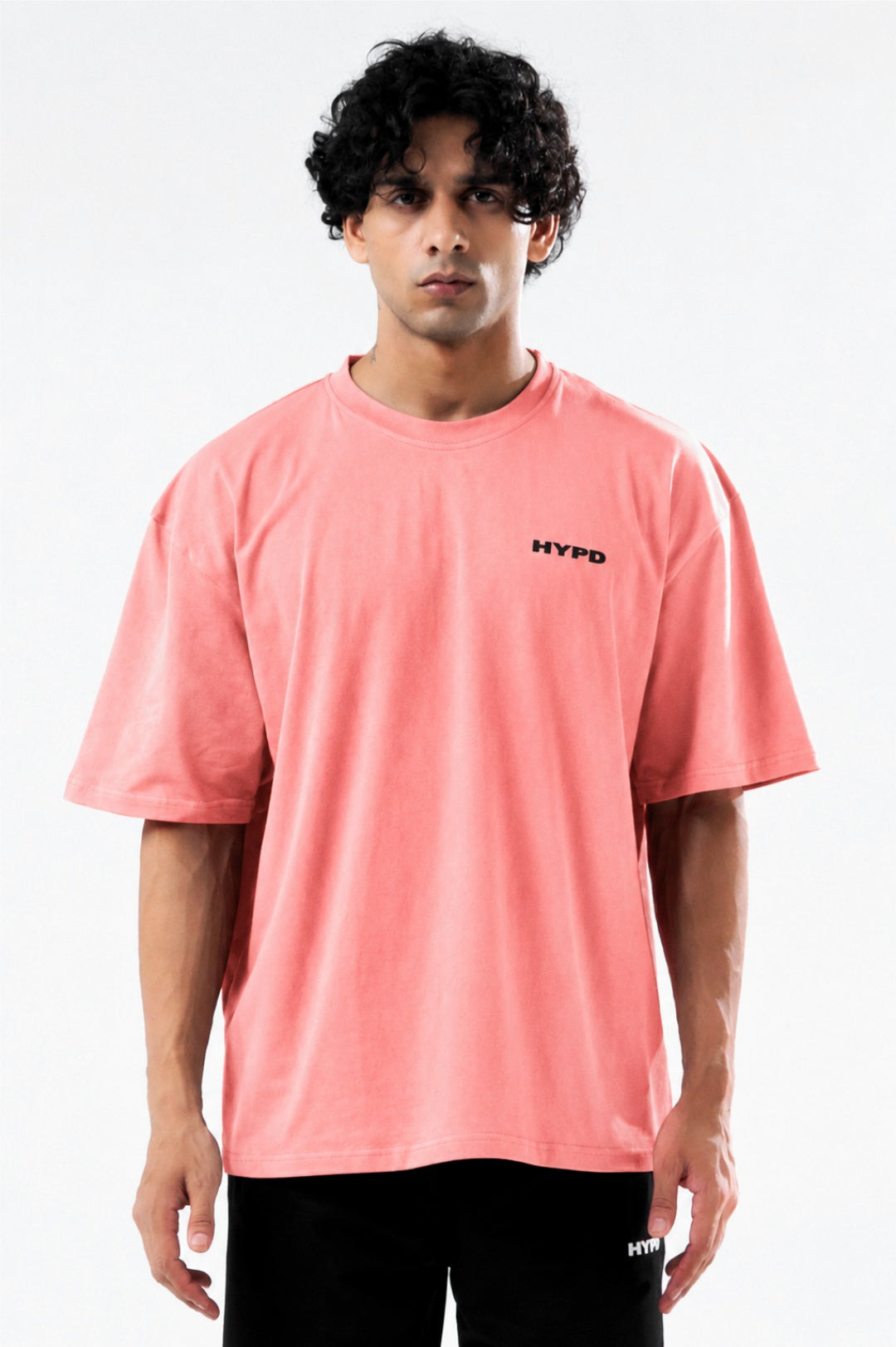 peach essential oversized t-shirt men 