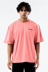 peach essential oversized t-shirt men 