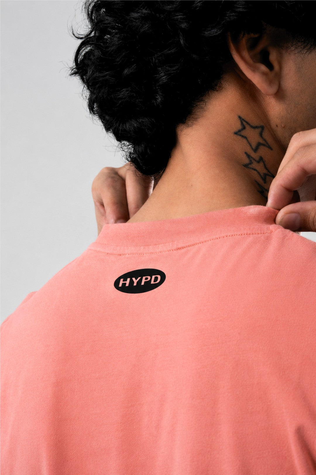 peach essential oversized t-shirt men 