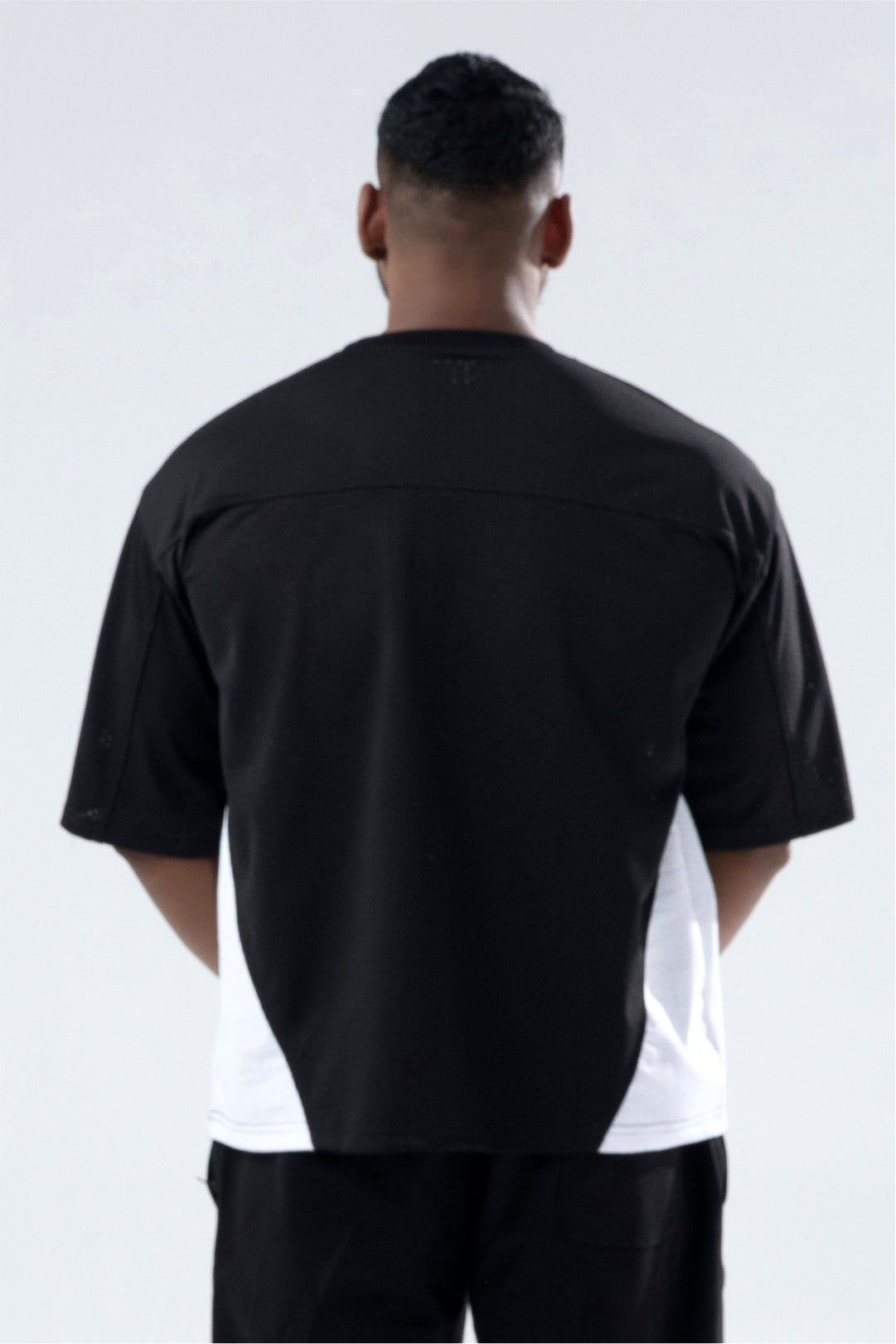 black/white training club mesh oversized jersey mens 