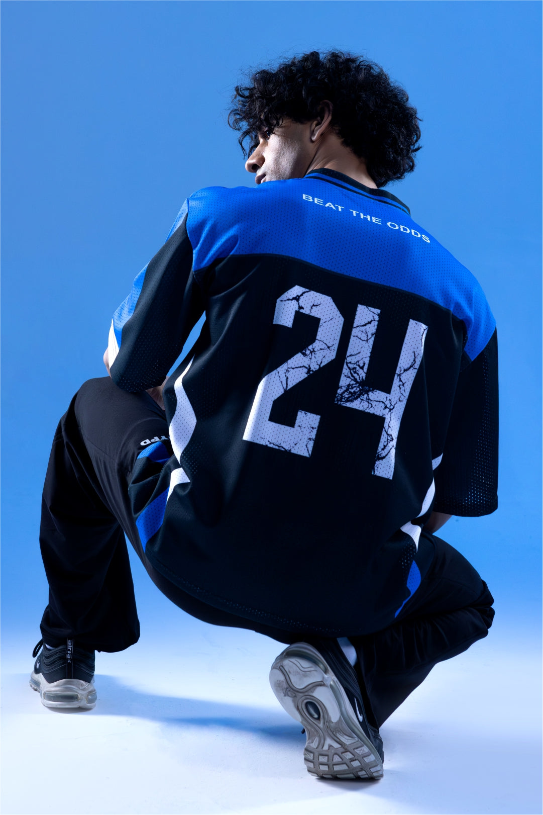 blue lifting club oversized training jersey mens 