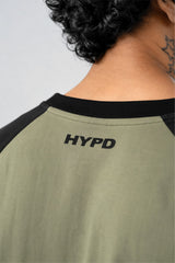 pista/black raglan oversized t-shirt men