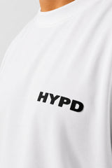 white essential oversized t-shirt women