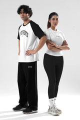 black/white raglan oversized t-shirt mens 