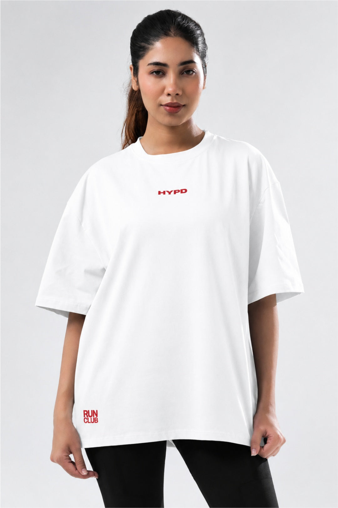 White Run Club Oversized T-Shirt Women